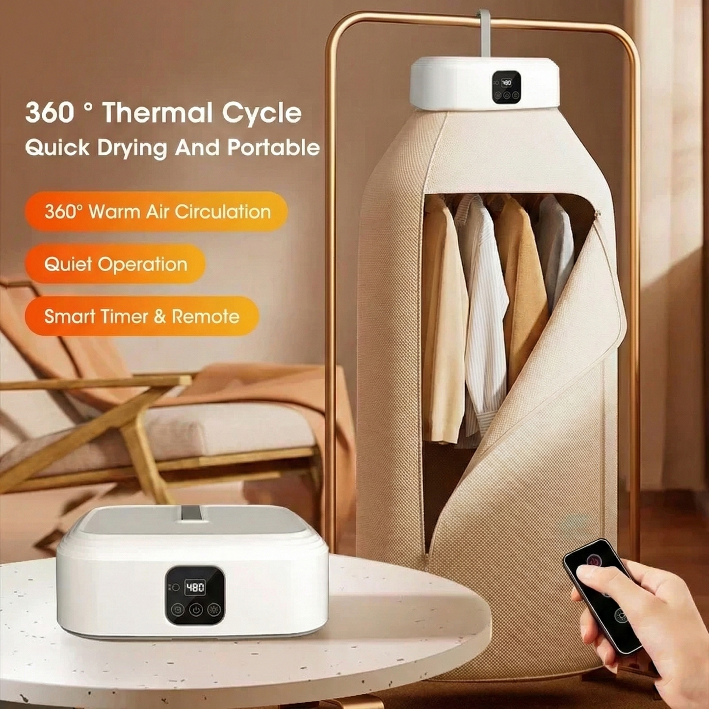 NovaDry™ Smart Warm-Air Clothes Dryer